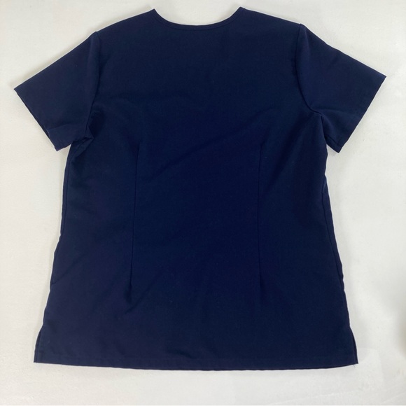 Figs Scrubs Top Technical Collection Size Medium Adult M Blue Pockets Medical - Picture 2 of 9